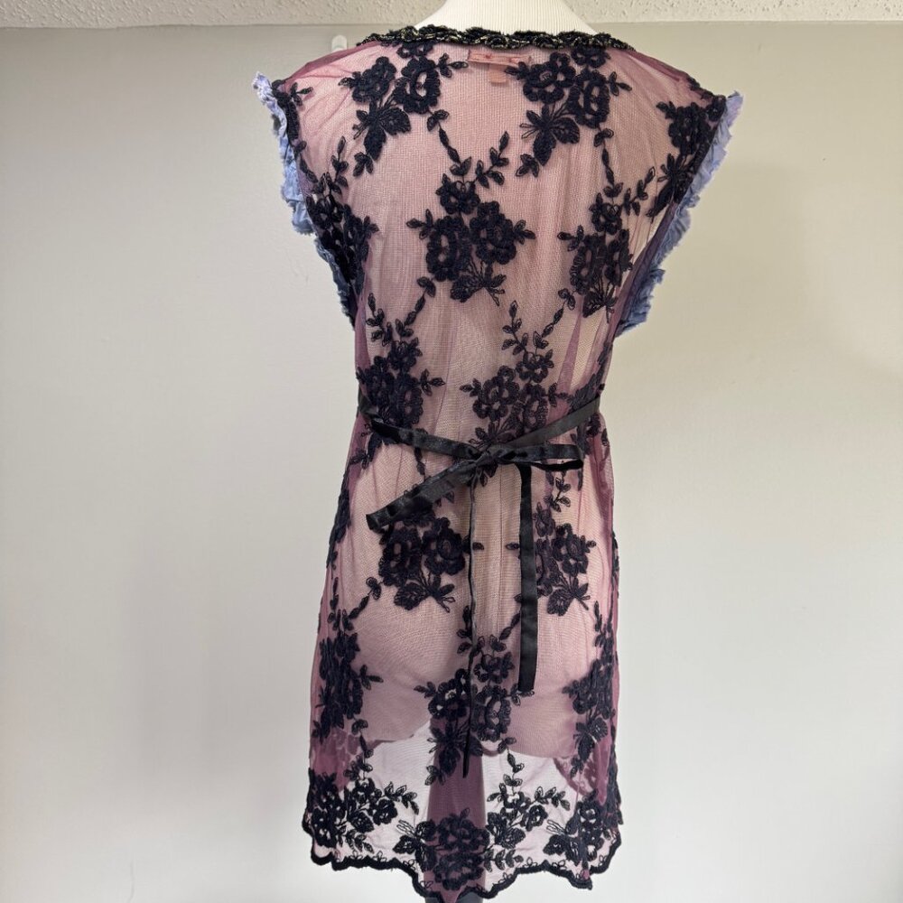 FREE PEOPLE Sheer Embroidered Sleeveless Top - Picture 3 of 7
